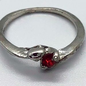 🔥HOT SALE🔥 Red Rhinestone Fashion Ring 5 1/2